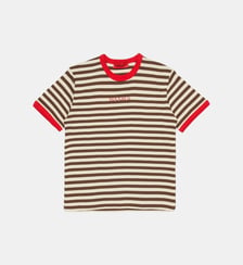 T-shirt à rayures avec logo MAX&Co.