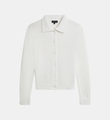 cardigan Lulu en coton blanc Agnès b.