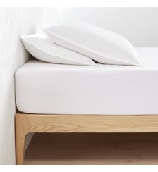 Drap housse lin lavé, bonnet 35 cm La Redoute Interieurs