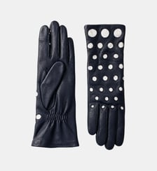 Gants Aglaé Femme Cuir Agneau Doublés Soie Agnelle