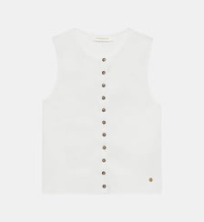 Gilet col rond uni MAGGIE La Petite Etoile