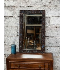 Miroir en céramique Georges N°1362- Produit chiné Debongout