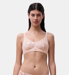 Soutien-gorge sans armature broderie florale Chantelle