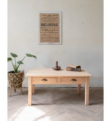 Table basse en bois Léonie N°1136- Produit chiné Debongout