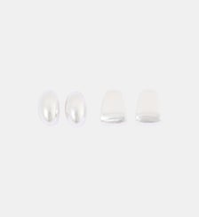 Set de 2 boucles d'oreilles en métal argenté Balaboosté