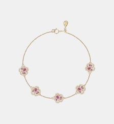 Bracelet Fiori Prune Jaune PIAPARIS