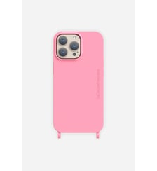 Coque de téléphone rose soft touch avec anneaux pour iPhone 12 / 12 Pro La Coque Française