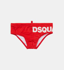 Slip de bain avec logo en all-over Dsquared2