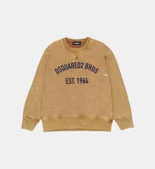 Sweat-shirt à col rond avec logo Dsquared2