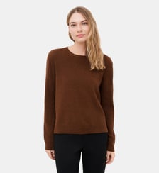 Pull mjanice 100% cachemire - Motif uni Caroll