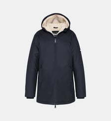Parka à capuche doublée sherpa enfant Schott