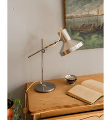 Lampe industrielle en inox Suzanne N°641- Produit chiné Debongout