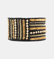 Bracelet manchette réglable perles tissées RUADA Hipanema
