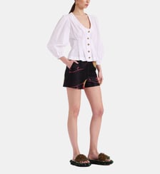 Short Margarita Derby Jacquard Black La DoubleJ