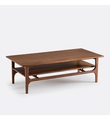 Table basse noyer et plaqué noyer La Redoute Interieurs
