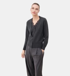Cardigan msegolene - Motif uni Caroll