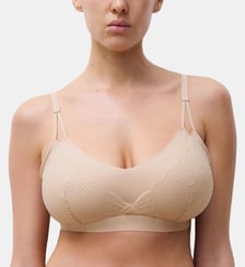 Bralette dentelle à coques seconde peau Chantelle