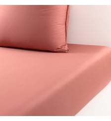 Drap housse en satin de coton lavé Desforges