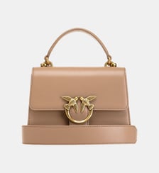 Petit sac à main love bag top handle en cuir Pinko