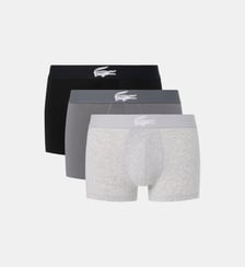 Lot de 3 boxers signature coton stretch Lacoste