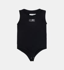 Body en jersey extensible avec Numeric logo MM6 Maison Margiela