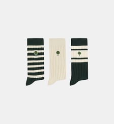 Chaussettes x3 hauteur mi-mollet Faguo
