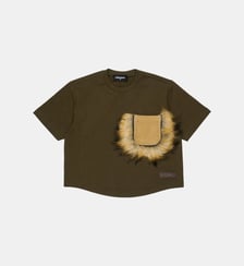 T-shirt avec poche appliquée et logo Dsquared2