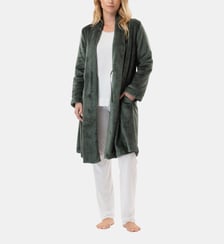 Veste en peluche flanelle ESSENTIEL H55B Lingerie Le Chat