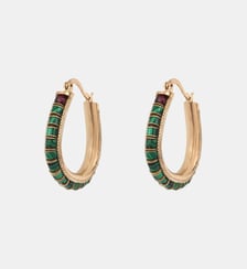 Boucles d'oreilles fines créoles   - Ninon Satellite