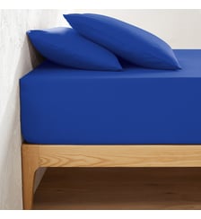 Drap housse uni coton, bonnet 32cm La Redoute Interieurs