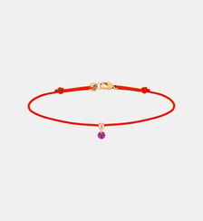Bracelet Cordon BB - Rubis 0,15ct - Or rose 750‰ La Brune & La Blonde