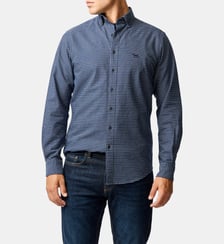 Chemise coupe sportive en coton oxford 5 à carreaux Gunn Rodd & Gunn