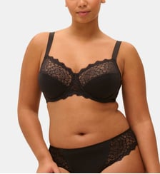 Soutien-gorge emboitant grande taille - Noir Simone Pérèle