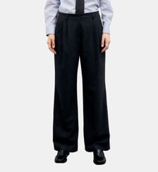 Pantalon en flanelle rayée - MINI Gerard Darel