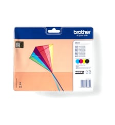 Cartouche d'encre Pack Multipack 4 Originales LC223 (Noir + 3 Couleurs) - LC223VAL Brother