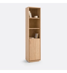 Bibliothèque en plaqué chêne Norrem La Redoute Interieurs