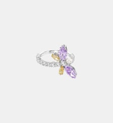 Bague avec motif Ariana Grande x Swarovski, Libellule, Métal rhodié Swarovski