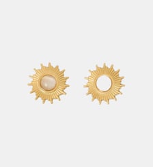 Boucles d'oreilles soleil en acier inoxydable Balaboosté