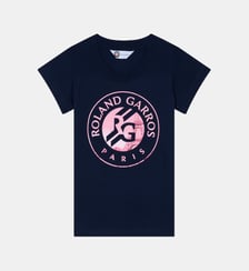 T-shirt logo Roland-Garros