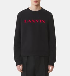 Sweatshirt Brodé Lanvin En Coton Lanvin