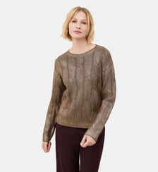 Pull mval - Motif uni - Polyamide recycle Caroll