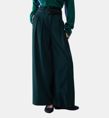Pantalon flare en flanelle Liu Jo