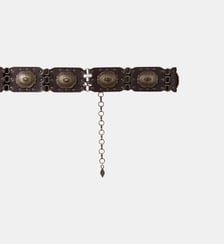 Ceinture Basty en cuir studs gravés Ba&sh
