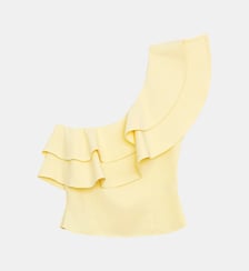 Top one shoulder col en cascade uni TIMEL La Petite Etoile