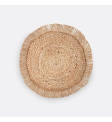 Coussin rond en jute La Redoute Interieurs