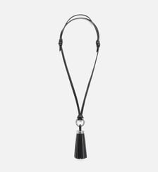 Porte Clés Pompon Ami En Cuir Lisse unisexe AMI Paris