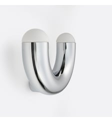 Applique en métal fer chrome et opaline La Redoute Interieurs