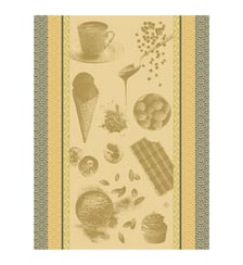 Torchon Chocolats - Recettes 100% coton Le Jacquard Francais