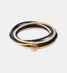 Set de 8 bracelets ressorts bleus et dorés Balaboosté