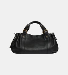 Sac à main en cuir grainé intérieur métallisé - 24H Gerard Darel